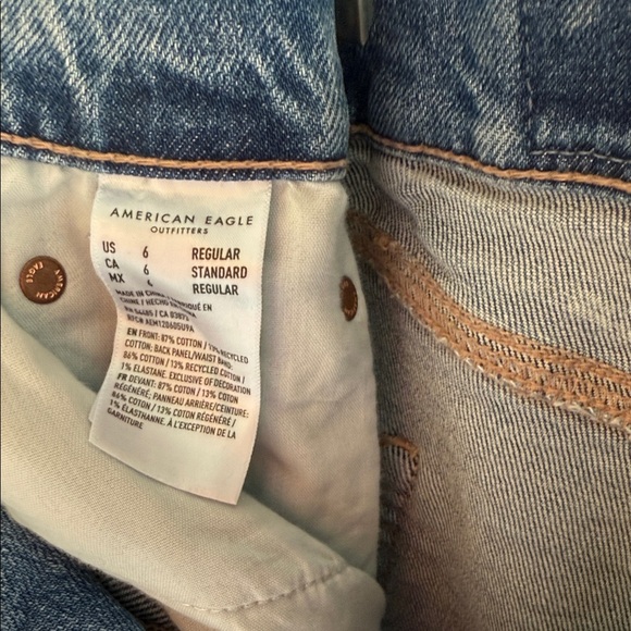 American Eagle Outfitters Women's Ex Boyfriend Jeans Size 6 - Picture 8 of 10